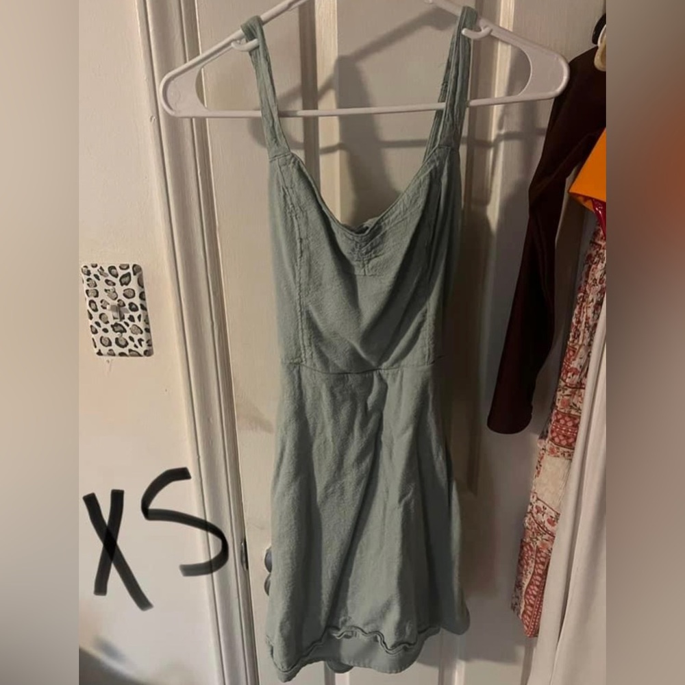 dress with tie back